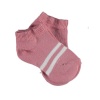 Bibaby Organik Patik Çorap 2li Çizgili Pembe 1-2Yaş