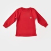 Bibaby Organik Sweatshirt A Little Basic Kırmızı 2 Yaş