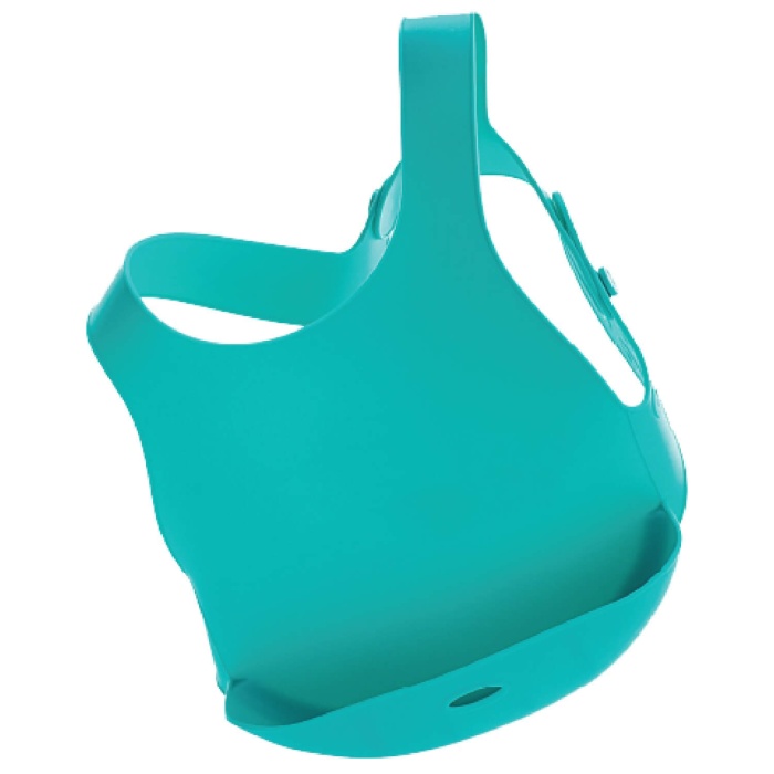 OiOi Silikon Mama Önlüğü 6+ Ay Aqua Green