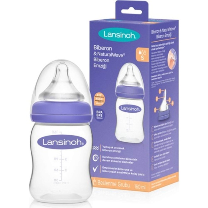 Lansinoh Natural Wave Biberon 160 ml