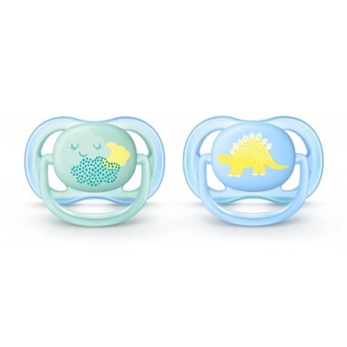Philips Avent SCF344/20 Ultra Air Silikon Emzik 2li 0-6 Ay Desenli Erkek