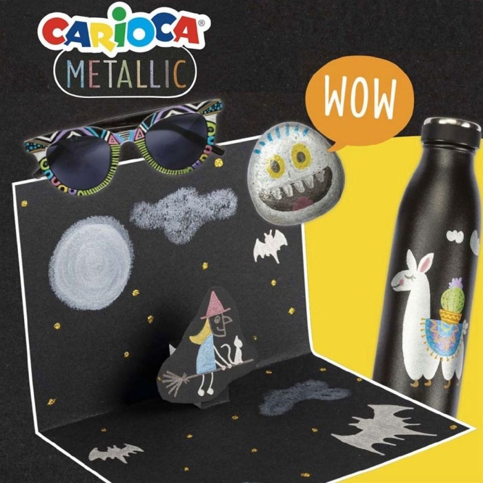 Carioca Metalik Yıkanabilir Tempera Suluboya 6lı