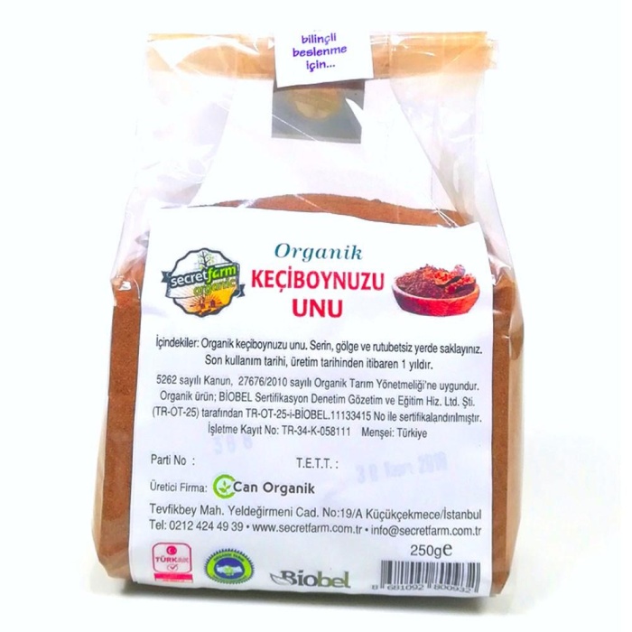 Secret Farm Organik Keçiboynuzu Unu 250gr