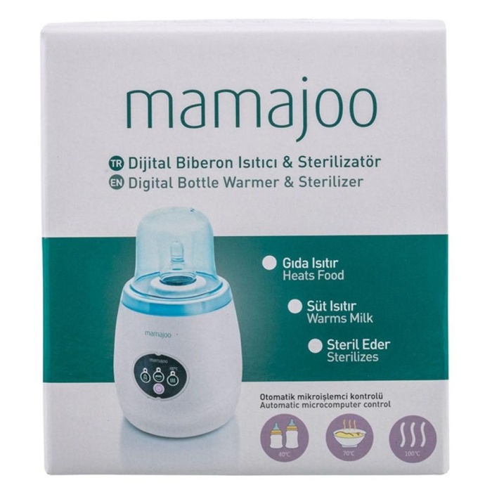 Mamajoo Buharlı Sterilizatör ve Dijital Mama Isıtıcı