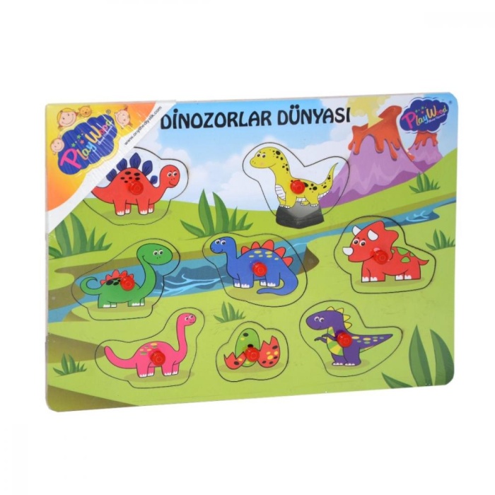Playwood Ahşap Tutmalı Dinazor Dünyası