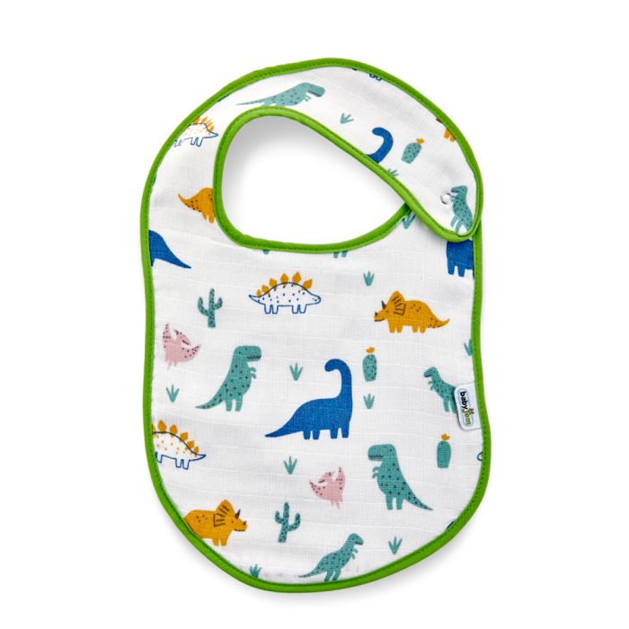 Babyjem Müslin Önlük Dino