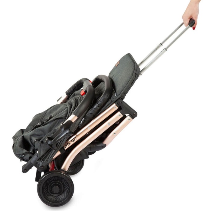 Kraft Q77 Doğumdan İtibaren Kullanılabilen, 360° Dönebilen Bebek Arabas Beige