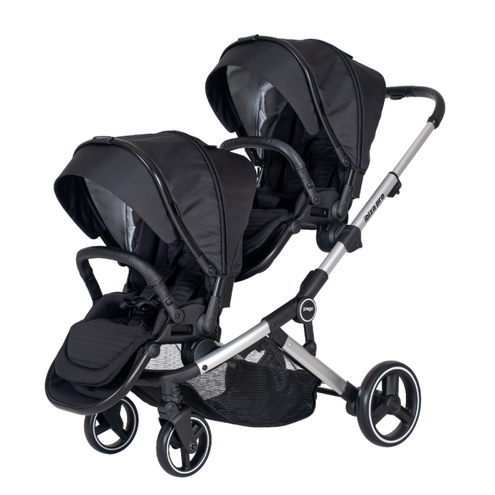 Prego 2071 Ibiza Pro İkiz Bebek Arabası Siyah