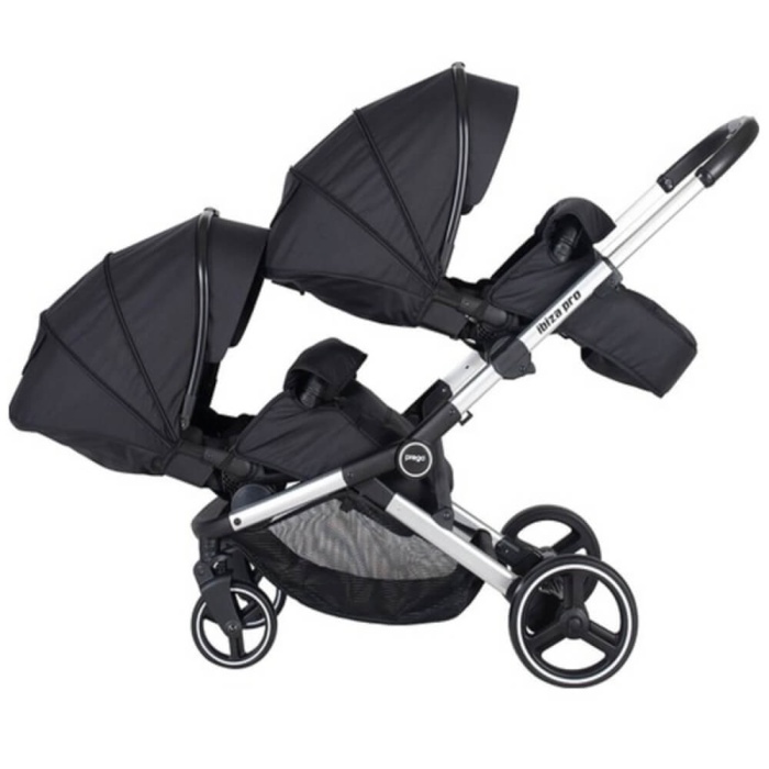 Prego 2071 Ibiza Pro İkiz Bebek Arabası Siyah