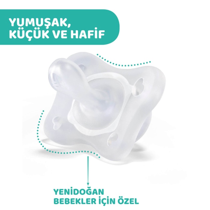 Dr Browns Options+ Geniş Ağız Silikon Biberon Emziği 2li 9+ Ay Y Kesim