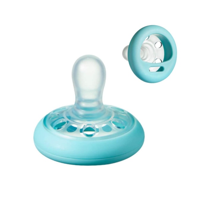 Tommee Tippee Breastlike Emzik 2li 0-6 Ay Mavi - Beyaz