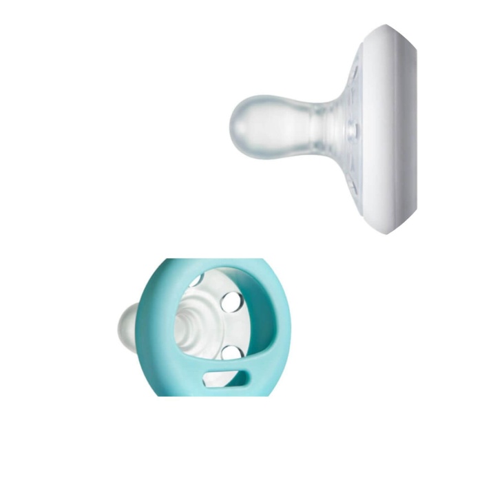 Tommee Tippee Breastlike Emzik 2li 6-18 Ay Mavi - Beyaz