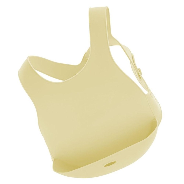 OiOi Silikon Mama Önlüğü 6+ Ay Mellow Yellow