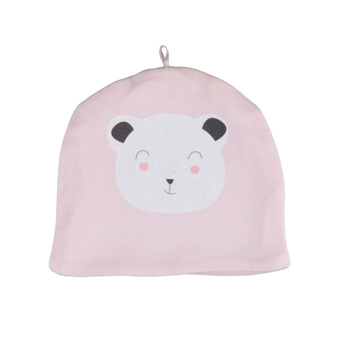 Bibaby Organik Şapka New Happy Pembe 6-12 Ay