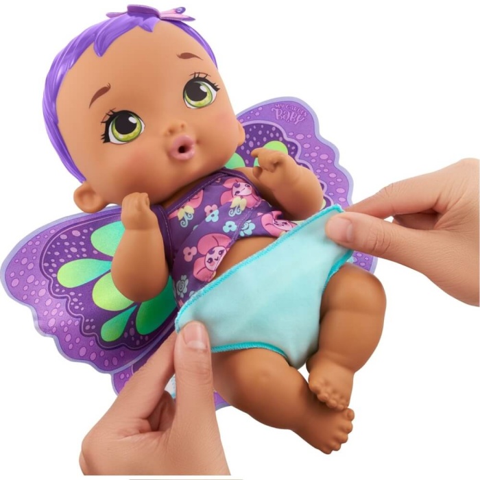 My Garden Baby Kelebek Bebeğimin Bakım Zamanı Mor Saçlı Bebek
