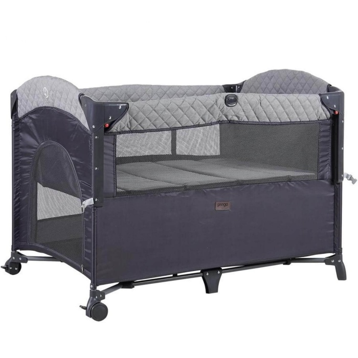 Prego 8041 Miami Basic Anne Yanı Oyun Parkıı 70x110 cm Gri