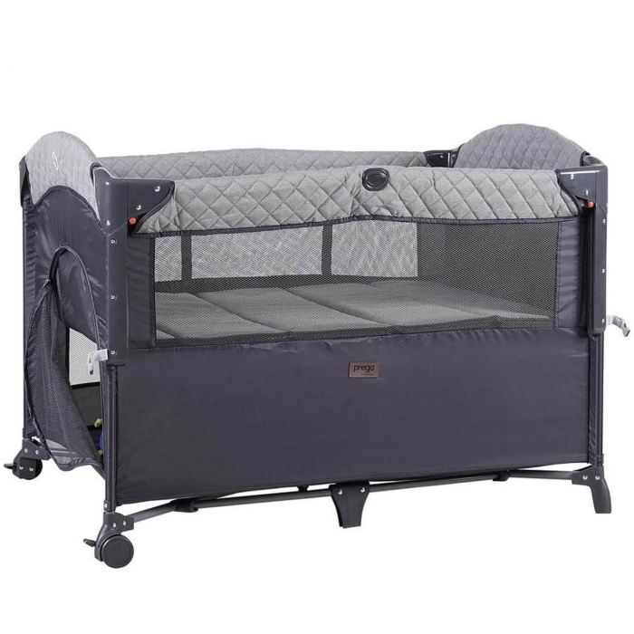 Prego 8041 Miami Basic Anne Yanı Oyun Parkıı 70x110 cm Gri