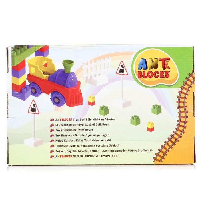 Ant Blocks İstasyon Tren Seti
