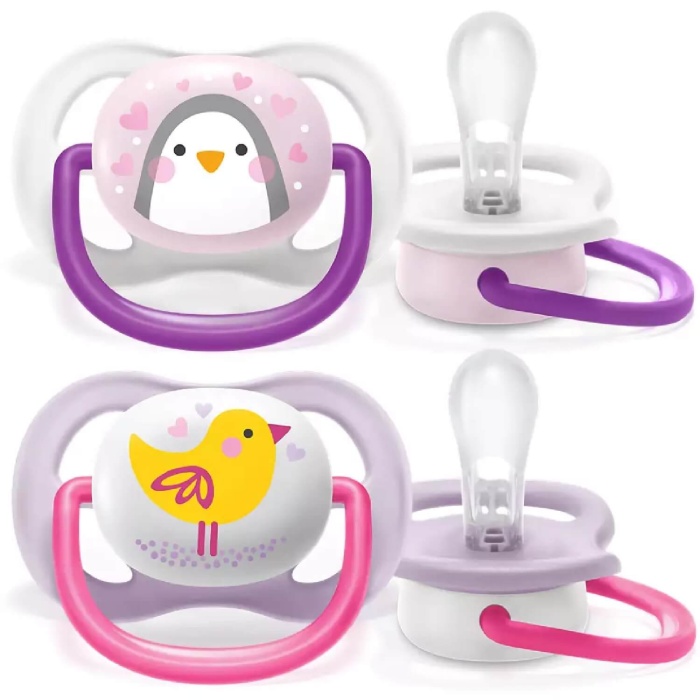 Philips Avent SCF080/06 Ultra Air Silikon Emzik 0-6 Ay Kız