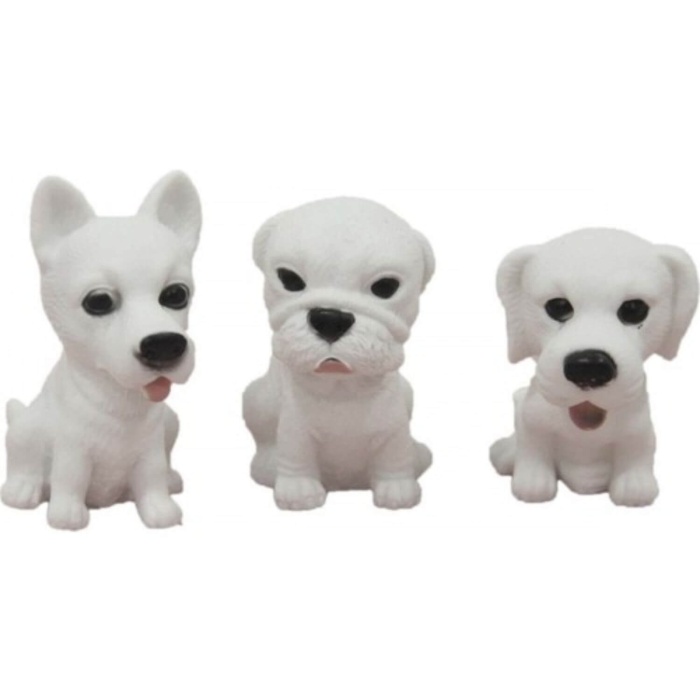 Filede 3lü Banyo Oyuncağı Köpek Set