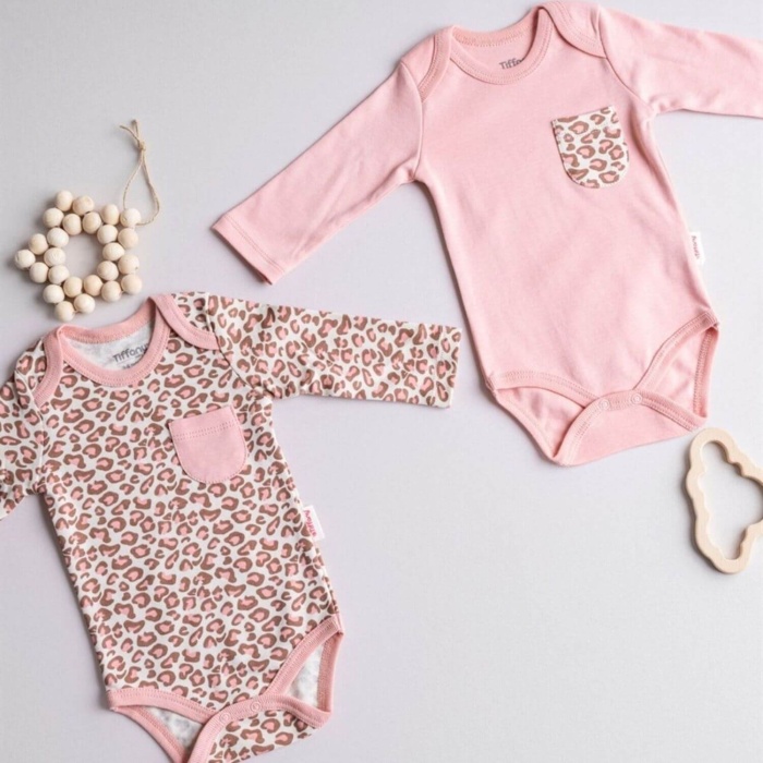 Tiffany Body Uzun Kol 2li Leopard Theme 18-24Ay