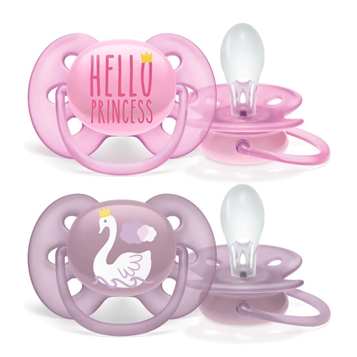 Philips Avent SCF223/02 Ultra Soft Silikon Emzik 6-18 Ay Kız