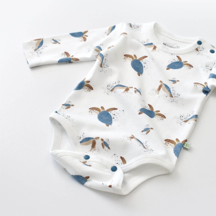Bibaby Organik Body Caretta In Live İndigo 18-24Ay