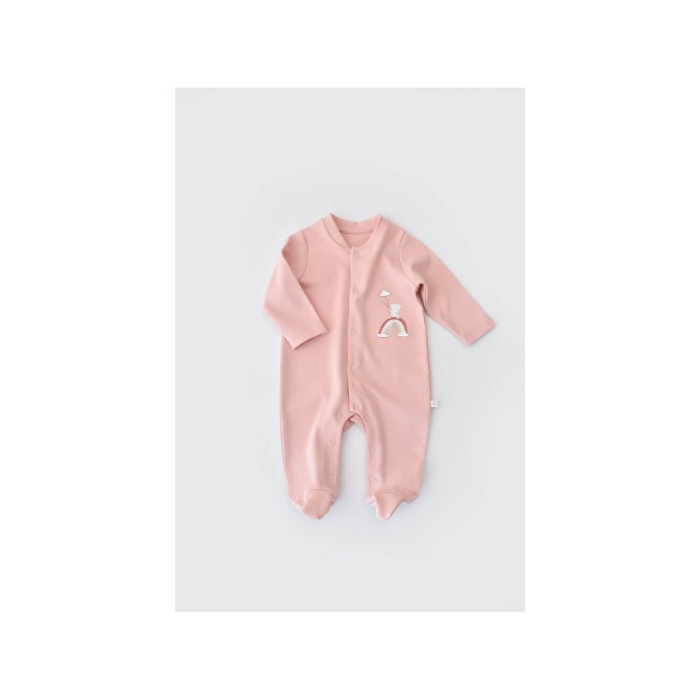Bibaby Organik Tulum Live Color Rabbit Somon 9-12 Ay