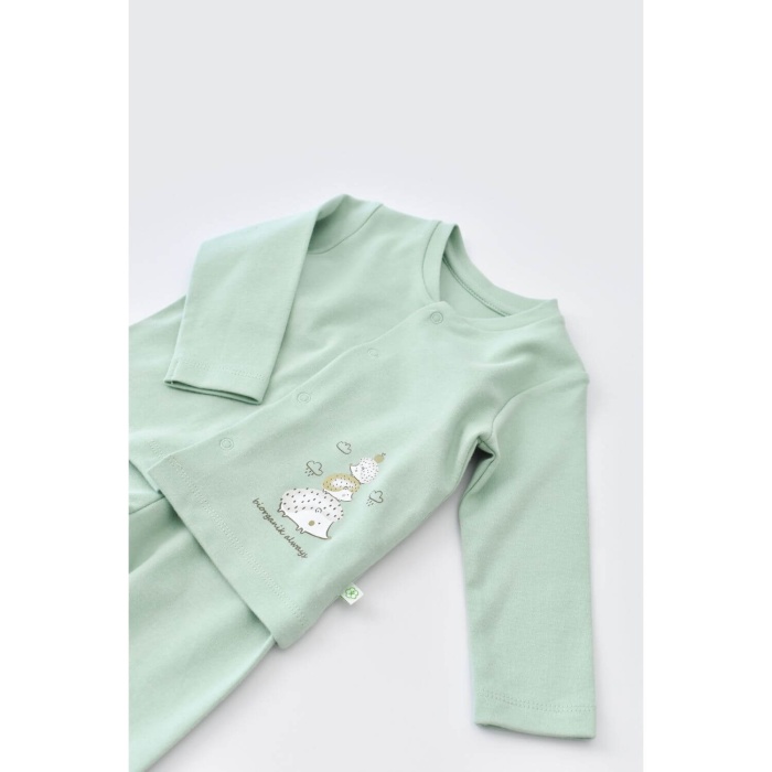 Bibaby Organik Çorap Dizaltı Animals Bej 7-8Yaş