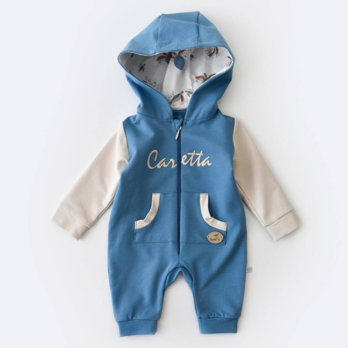 Bibaby Organik Tulum Fermuarlı Caretta In Live İndigo 9-12 Ay