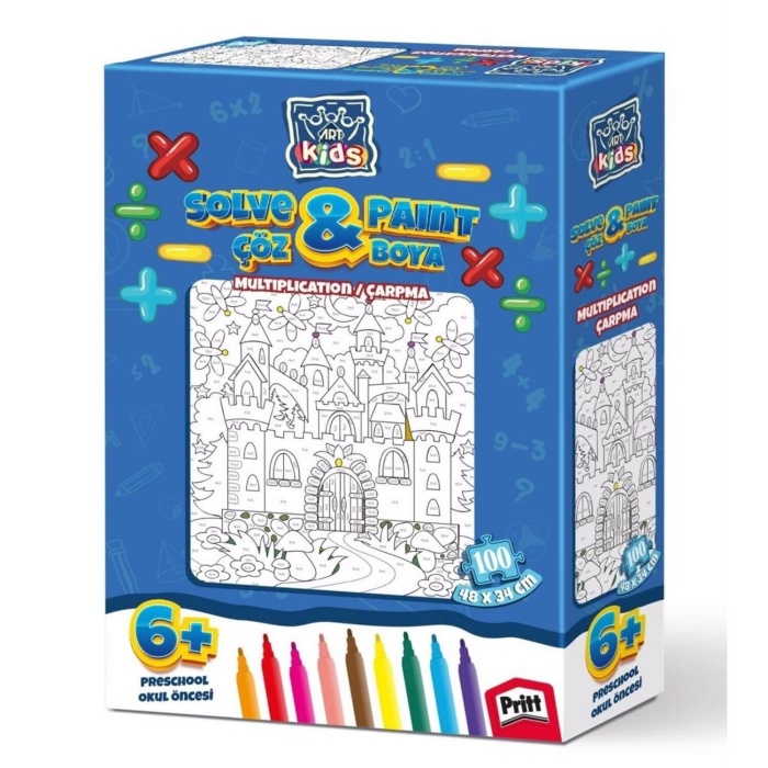 Art Kids Çöz Boya Çarpma