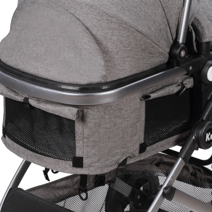 Kraft PU Travel Sistem Bebek Arabası Dark Grey