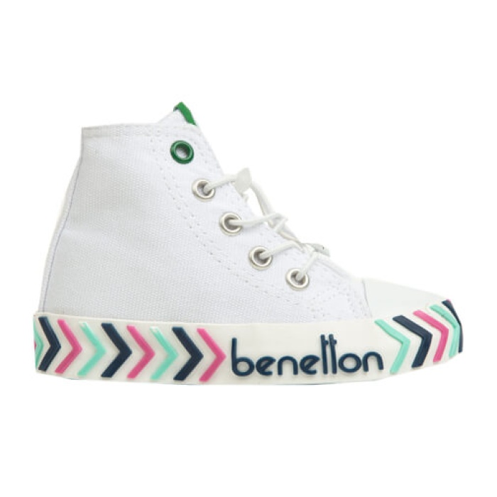 Benetton Ayakkabı Spor Beyaz - Mavi 24