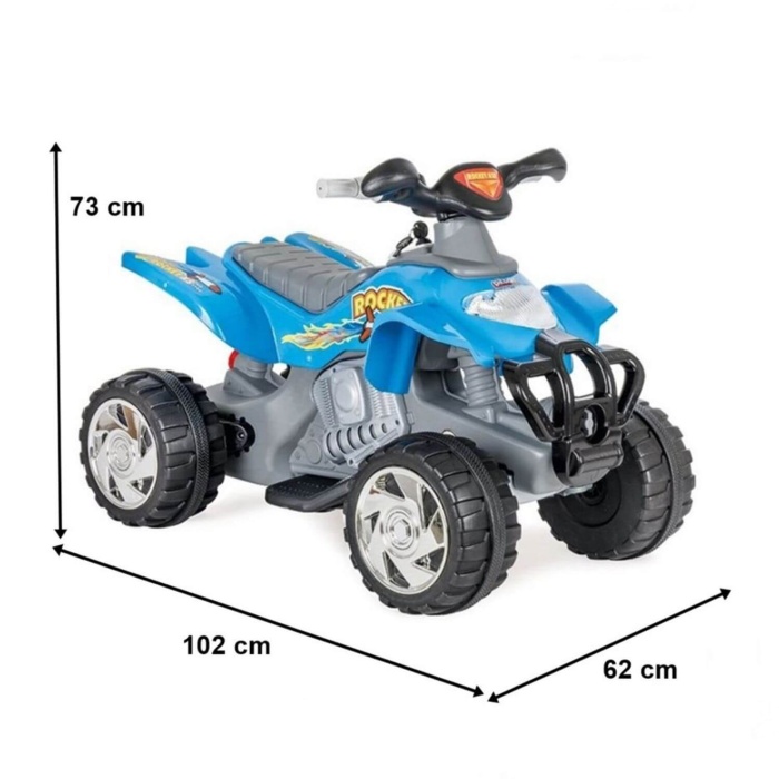 Pilsan Rocket Akülü Araba 12 Volt Mavi