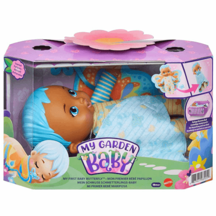 My Garden Baby İlk Kelebek Bebeğim Mavi Saçlı Bebek