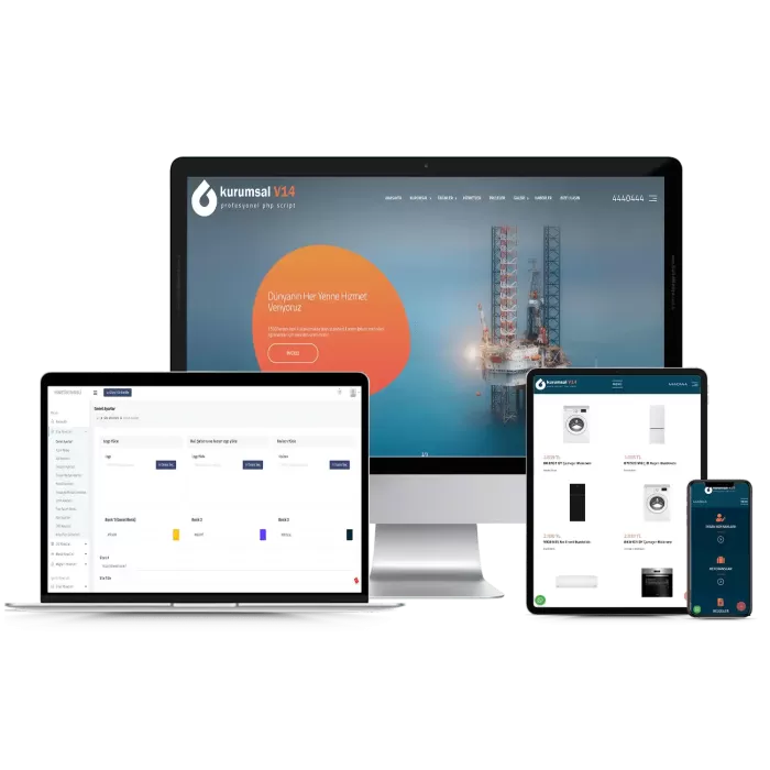 Kurumsal Firma V14 Web Site Teması