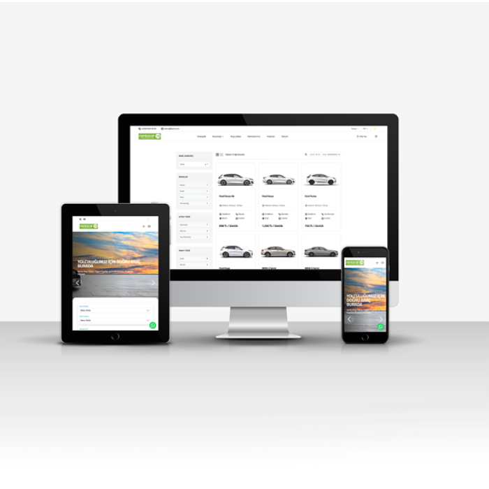 Rent A Car V5 (Yapay Zeka - Araç Müsaitlik Takvimi - Paytr - İyzico)