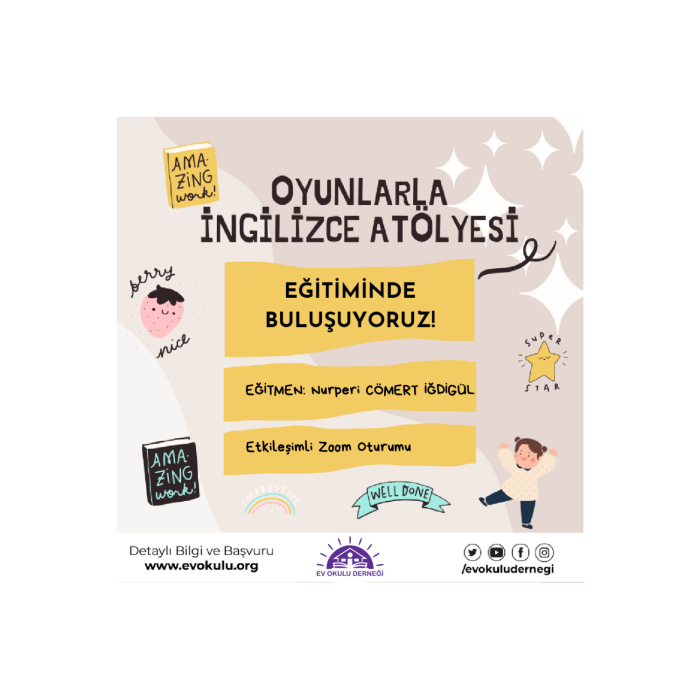 Oyunlarla İngilizce Atölyesi