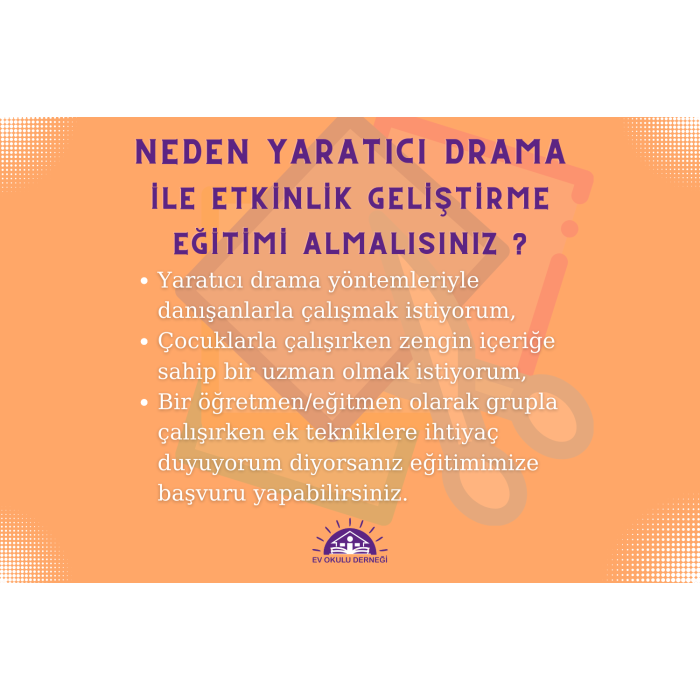 Yaratıcı Drama ile Etkinlik Becerisi Geliştirme Programı