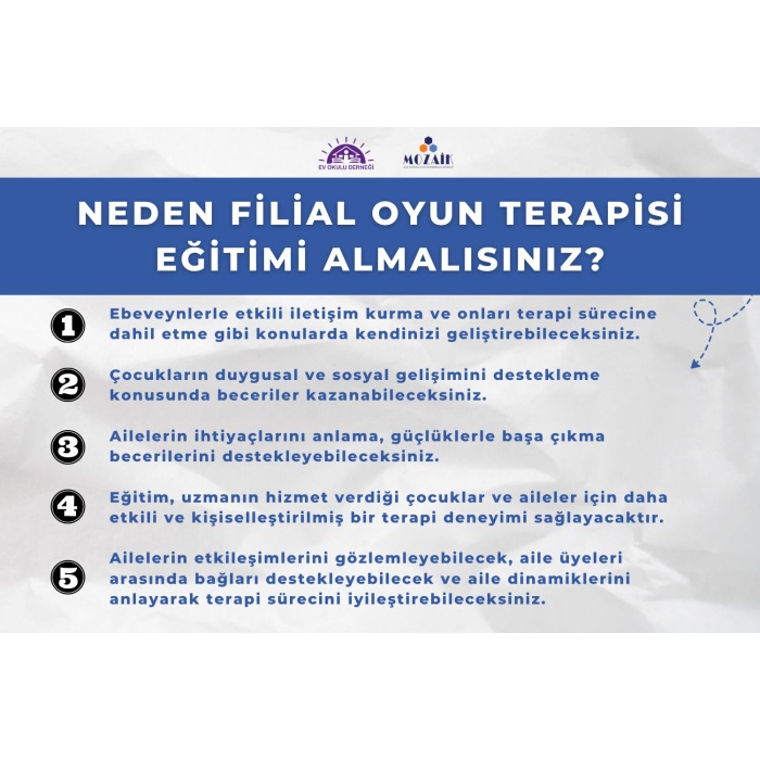 Filial Oyun Terapisi Eğitimi