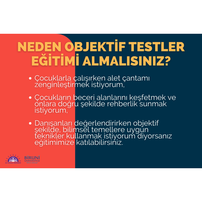 Objektif Çocuk Testi Eğitim Programı (Uygulayıcı Sertifikalı + Materyal Destekli/Kitabı)