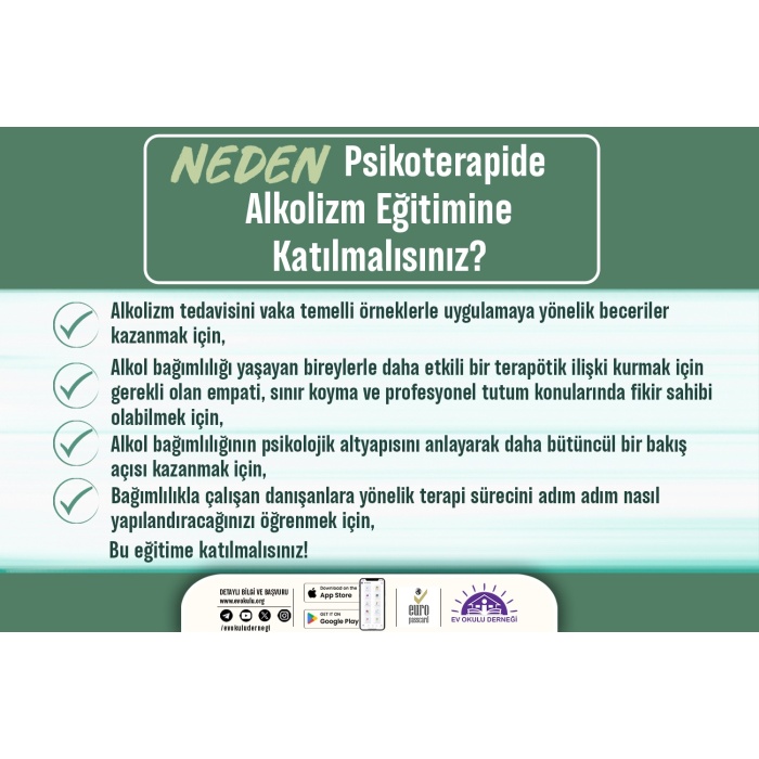 Psikoterapide Alkolizm Eğitimi