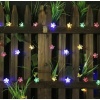 Çiçek Desenli Renkli 20li Dekoratif LED Yılbaşı Süsleme Aydınlatma 5m Fişli