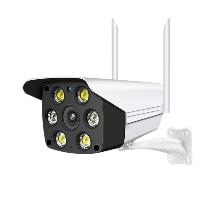 4 Kameralı Set FullHD Sesli Kayıt (Dahili Mikrofon ve Hoparlör) Waterproof + 4x64GB MicroSD