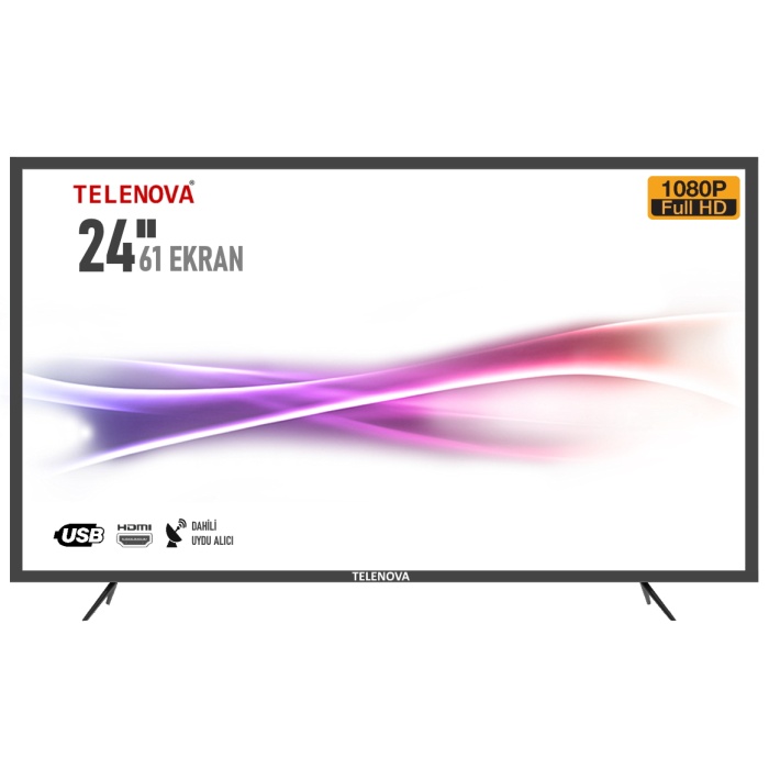Telenova 24ND4001 24 (61cm) FullHD Dahili Uydu Alıcılı LED TV