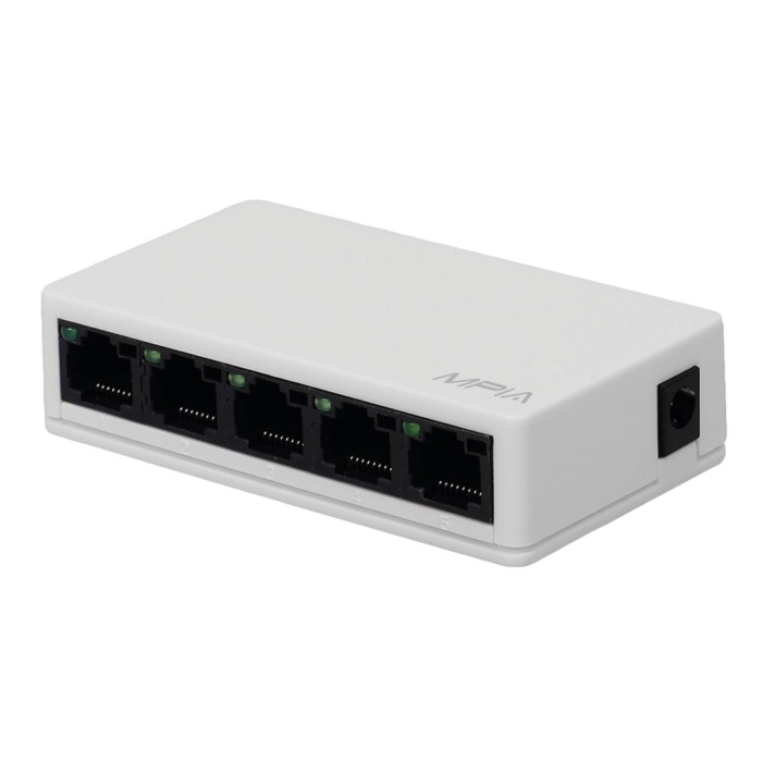MPIA 5 Port 10/100Mbps Tak ve Kullan Enerji Tasarruflu Switch