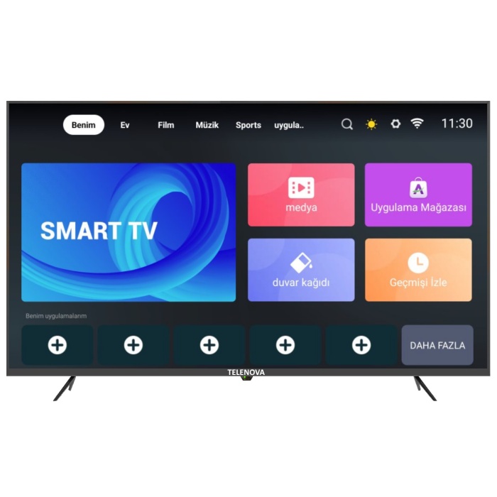Telenova 32FS1202  32 82 Ekran Uydu Alıcılı HD Android Smart LED TV
