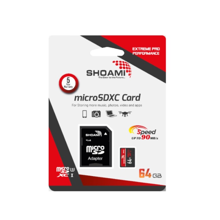 Shoami 64GB Hafıza Kartı 90MB/s Class 10  Video Kayıt