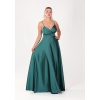 BEL DRAPE A KESİM SATEN ABİYE