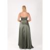 BEL DRAPE A KESİM SATEN ABİYE